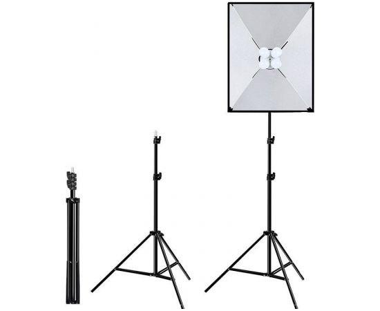 Puluz Studio softbox 50x70cm, tripod, LED bulb 4 pcs PU5071EU