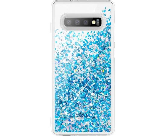 Fusion Fun Liquid Back Case Izturīgs Silikona Aizsargapvalks Priekš Apple iPhone 7 / 8 / SE 2020 Caurspīdīgs - Zils