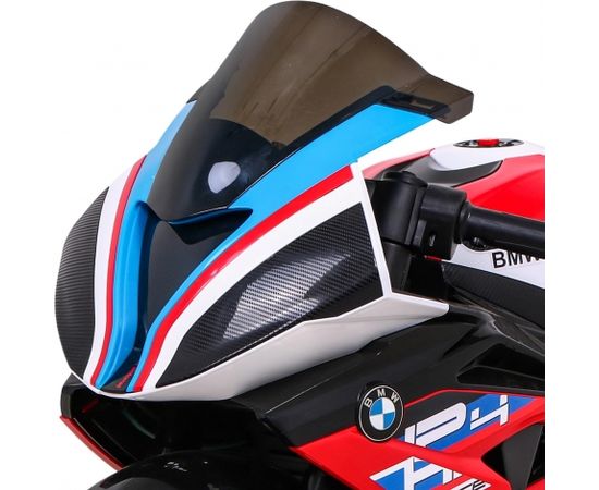 Bērnu elektriskais motocikls - BMW HP4, sarkans