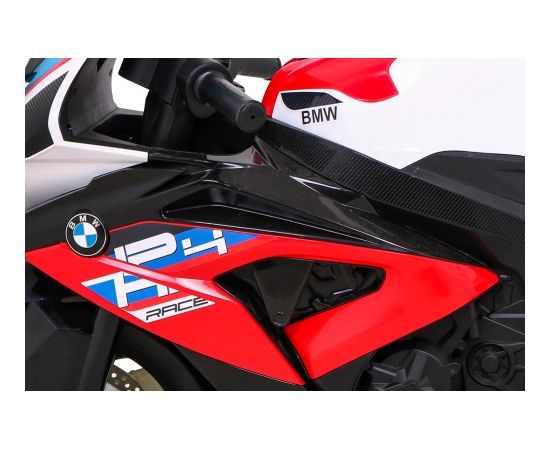 Bērnu elektriskais motocikls - BMW HP4, sarkans