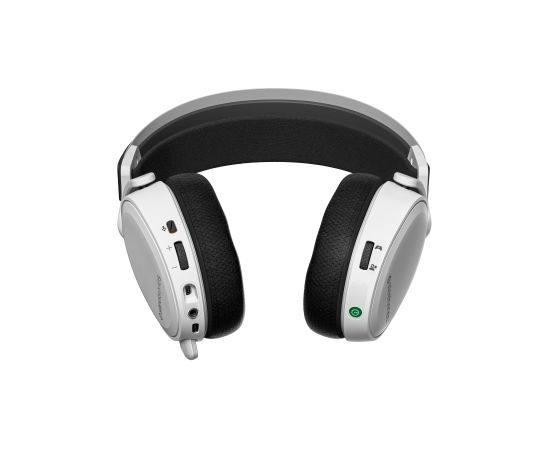 SteelSeries Gaming Headset Arctis 7+ Over-Ear, Built-in microphone, White, Noice canceling, Wireless