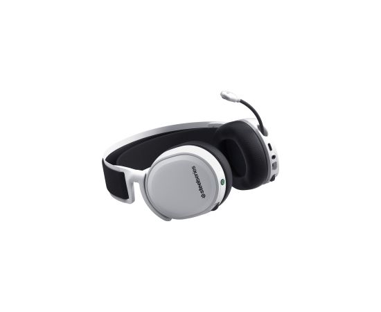 SteelSeries Gaming Headset Arctis 7+ Over-Ear, Built-in microphone, White, Noice canceling, Wireless