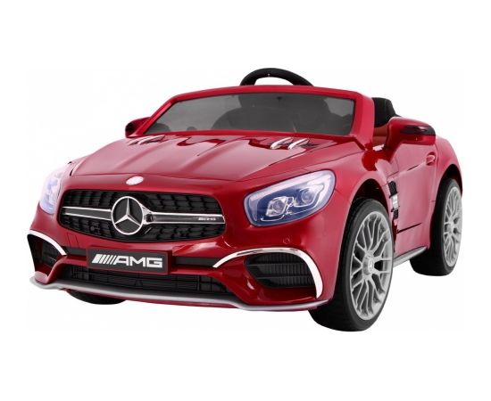 Bērnu elektromobilis "Mercedes AMG SL65", sarkans - lakots