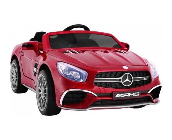 Bērnu elektromobilis "Mercedes AMG SL65", sarkans - lakots