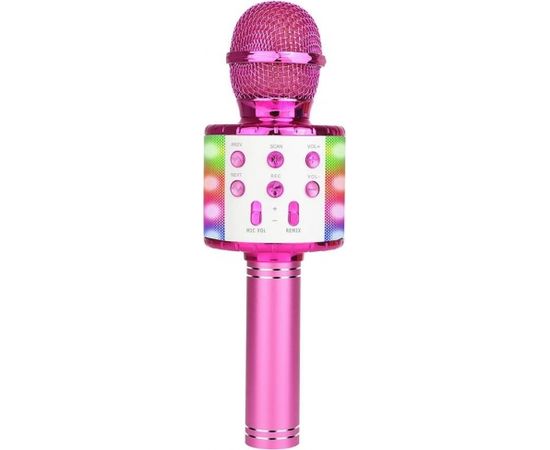 Karaoke microphone with speaker Manta MIC21PKL, pink