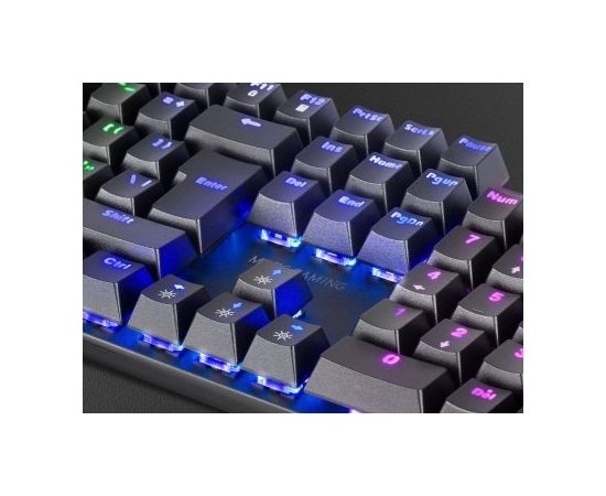 Mars Gaming MK422BRUS Spēļu Mehāniska Tastatūra RGB / Brown Switch / US