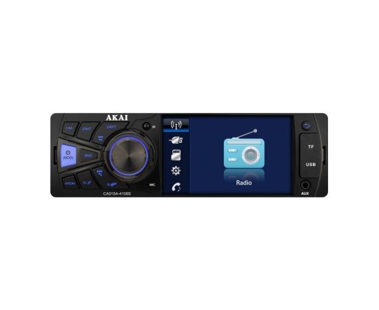 Akai CA015A-4108S car media receiver Black 100 W Bluetooth