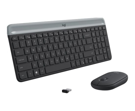 LOGITECH MK470 Slim Wireless Combo - OFF-WHITE - NORDIC