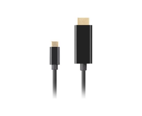 LANBERG CABLE USB-C(M)->HDMI(M) 3M 4K 60HZ BLACK