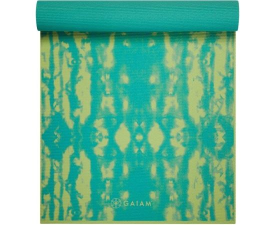 Double-sided Vingrošanas paklājiņš GAIAM Turquoise Lotus 6 MM 62344