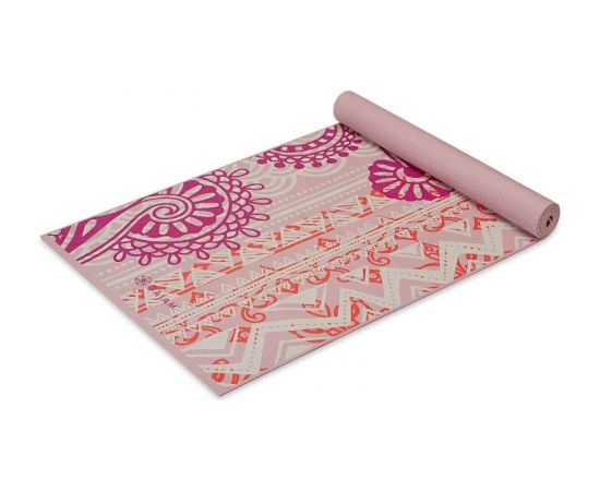 Vingrošanas paklājiņš Gaiam Bohemian Rose 4 mm 63413