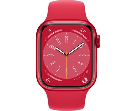 Apple Watch 8 GPS + Cellular 41mm Sport Band PRODUCT(RED) (MNJ23EL/A)