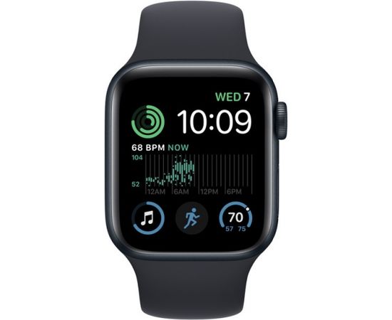 Apple Watch SE 2 GPS + Cellular 40mm Sport Band, midnight (MNPL3EL/A)