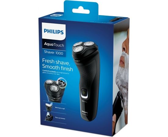 Philips 1000 series S1223/41 men's shaver Rotation shaver Trimmer Black