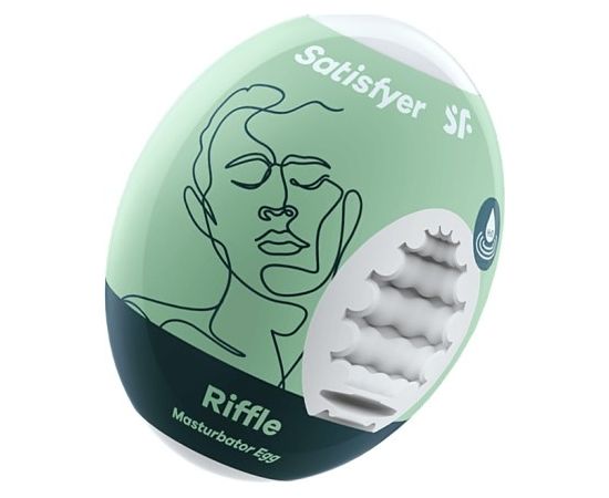 Satisfyer Masturbator Egg - Riffle Egg masturbator Thermoplastic elastomer (TPE)