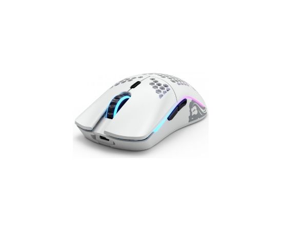 Glorious PC Gaming Race Model O Wireless Gaming-Mause - white / GLO-MS-OW-MW