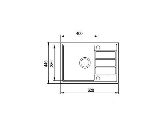 Sink Teka Comfor 45 S-TG onyks