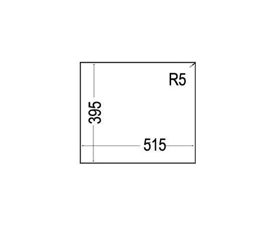 Sink Teka Square 560TG Artic White