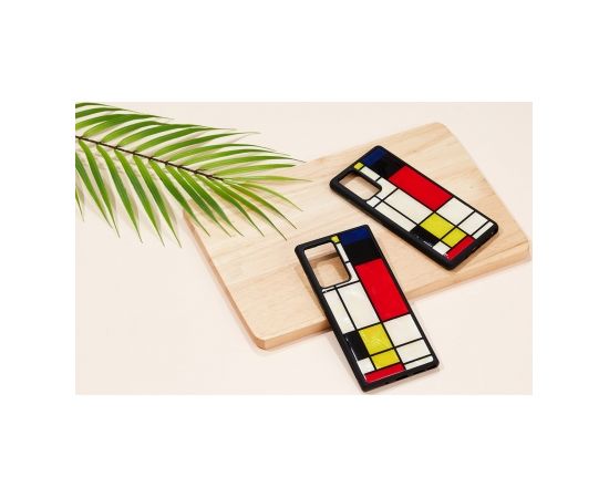 iKins case for Samsung Galaxy Note 20 Ultra mondrian black