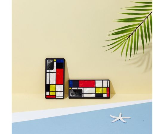 iKins case for Samsung Galaxy Note 20 Ultra mondrian black