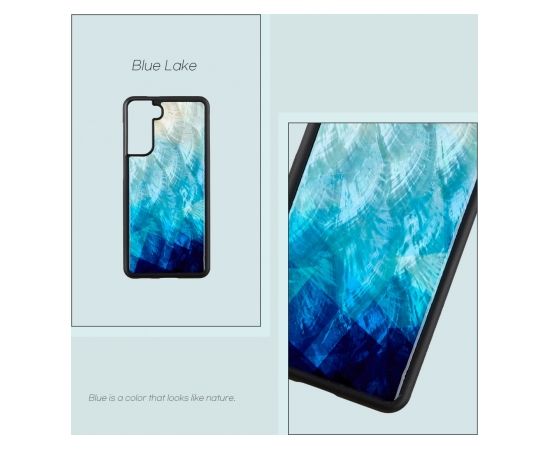 iKins case for Samsung Galaxy S21 blue lake black