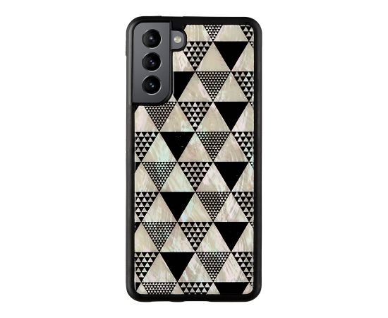 iKins case for Samsung Galaxy S21+ pyramid black