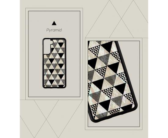 iKins case for Samsung Galaxy S21+ pyramid black