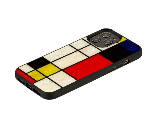 iKins case for Apple iPhone 12 Pro Max mondrian black