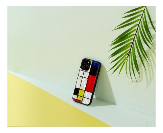 iKins case for Apple iPhone 12 Pro Max mondrian black