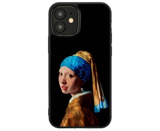 iKins case for Apple iPhone 12 mini girl with a pearl earring