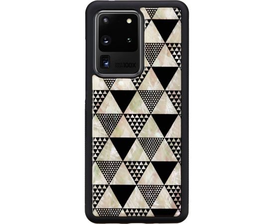 iKins case for Samsung Galaxy S20 Ultra pyramid black