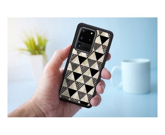 iKins case for Samsung Galaxy S20 Ultra pyramid black