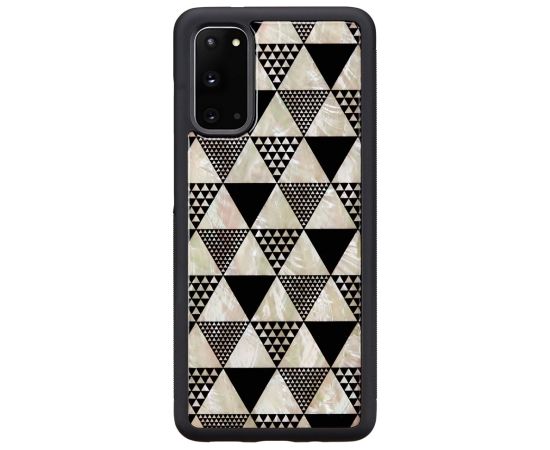 iKins case for Samsung Galaxy S20 pyramid black