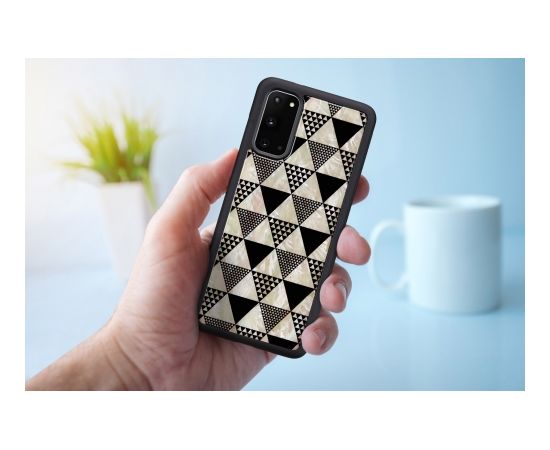 iKins case for Samsung Galaxy S20 pyramid black