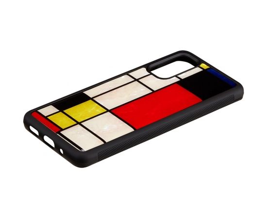 iKins case for Samsung Galaxy S20 mondrian black