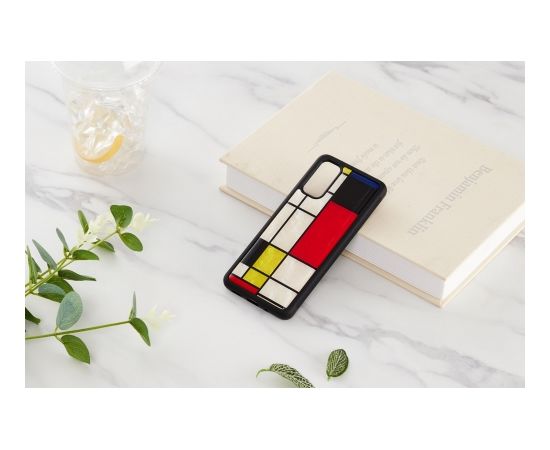 iKins case for Samsung Galaxy S20 mondrian black