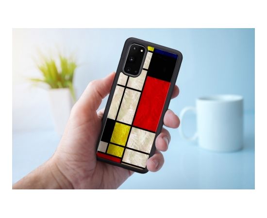 iKins case for Samsung Galaxy S20 mondrian black