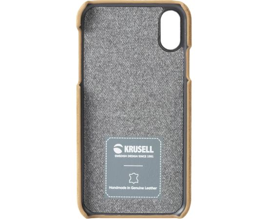 Krusell Broby Cover Apple iPhone XS Max cognac