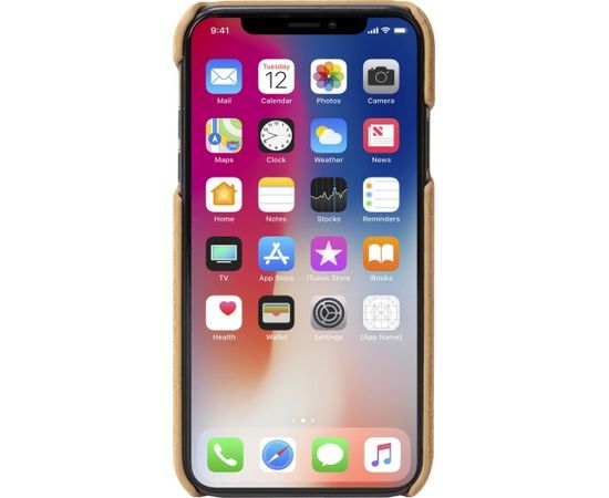 Krusell Broby Cover Apple iPhone XS Max cognac