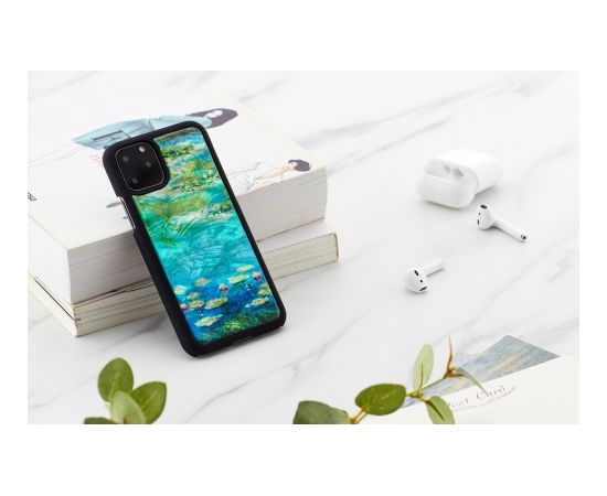 iKins SmartPhone case iPhone 11 Pro water lilies black