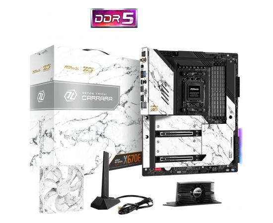 Asrock X670E Taichi Carrara AMD X670 Socket AM5 Extended ATX