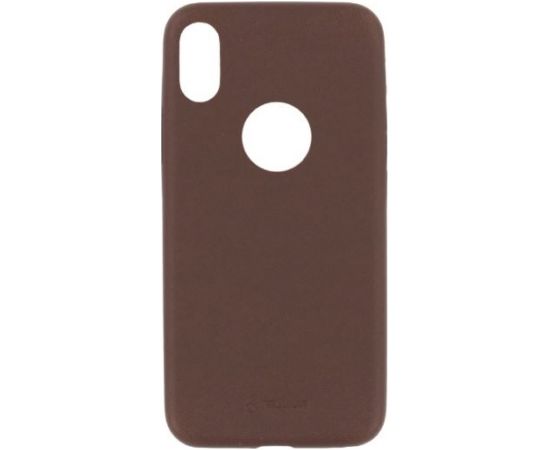 Tellur Cover Slim Synthetic Leather for iPhone X/XS brown