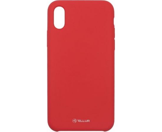 Tellur Cover Liquide Silicone for iPhone XS red