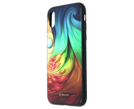 Tellur Cover Glass print for iPhone XR mesmeric