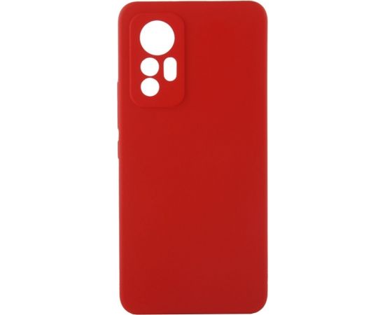 Evelatus  
       Xiaomi  
       12 Lite Premium mix solid Soft Touch Silicone case 
     Red