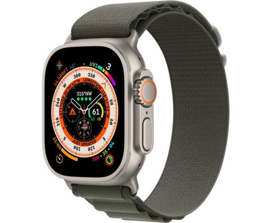 Apple Watch Ultra GPS + Cellular 49mm Alpine Loop M, green (MQFN3EL/A)