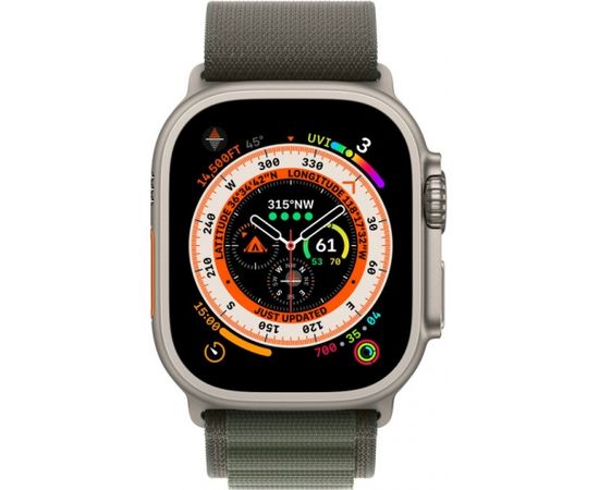 Apple Watch Ultra GPS + Cellular 49mm Alpine Loop M, green (MQFN3EL/A)