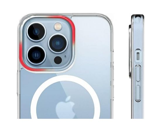 Mocco Magsafe Back Case 1 mm Aizmugurējais Silikona Apvalks Priekš Apple iPhone 14 Plus Caurspīdīgs