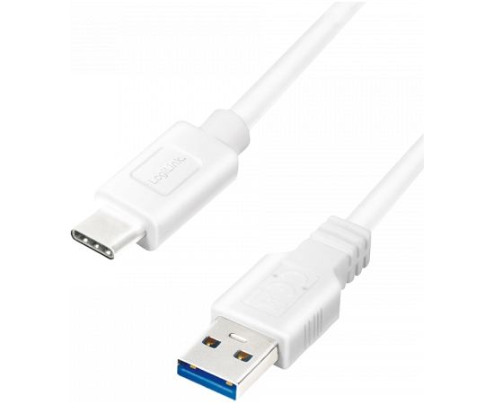 Logilink USB 3.2 Gen 1x1 Cable CU0175 1,5 m, White, USB-A Male, USB-C Male