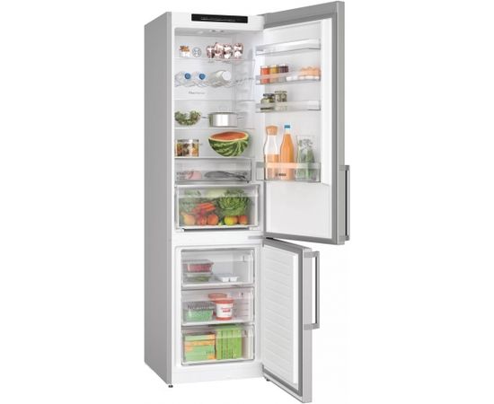 Bosch Serie 4 KGN39VICT fridge-freezer Freestanding 363 L C Stainless steel